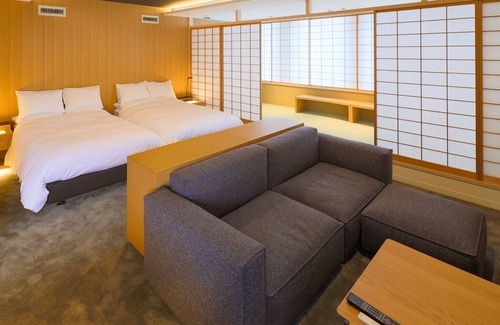 Karasuma Hotel | Observation bus with jacuzzi Premier Suite Twin Room without meals /Kyoto Kyōto
