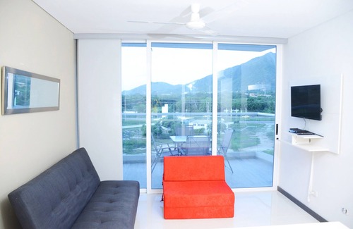 Santa Marta Apartment | Ocean Club 411, Perfecto Para dos Personas a Pocos Pasos del Mar Caribe