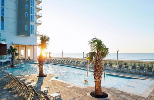 Downtown Myrtle Beach Resort | Ocean Enclave by Hilton Grand Vacations- 2 Bedroom Unit Sleeps 6!