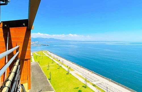 Beppu Hotel | Ocean sideTop floor Japanesestyle room with foo/Beppu Ōita