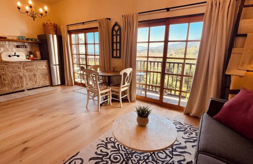 Mission Canyon Apartment | Ocean, Sunset, Mountain Views, Private Deck: Villa Floresco: Tuscan-like getaway