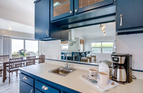 Waldport House | Ocean View Home with Hot Tub, Dog Friendly!