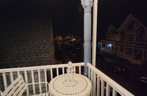 Ocean Grove Condo | Ocean View Spacious Balcony, 3 Minutes to OG Beach, Steps from Asbury Park