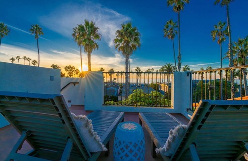 La Jolla Shores House | Ocean View Spanish Beauty Half Block to Beach, New Hot Tub