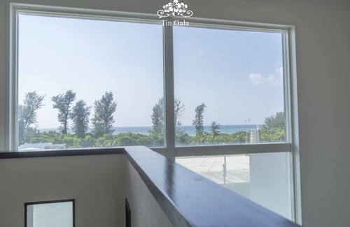 Onna House | Ocean Villa Tin Gala 202 ★ BBQ available ★ Beach side ★ Free WiFi ★ Free Parking ★ Ocean View ★ Mezzanine Floor