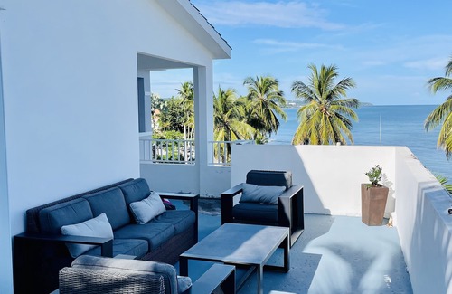 Carrizal Condo | Oceanfront 2BR/2BA penthouse condo on Puerto Rico's stunning west coast.