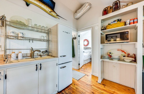 Fernandina Beach Cottage | Oceanfront Amelia Island Cottage: Deck & Boardwalk
