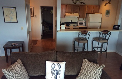 Old Orchard Beach Condo | Oceanfront condo! Steps to 7 mile beach & downtown OOB. 3rd floor w/elevator