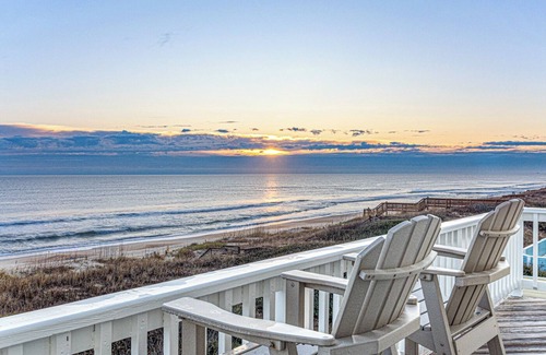 Corolla House | Oceanfront, Game Room, Decks, Heated Pool, Hot Tub, Ocean Views, Fully Loaded