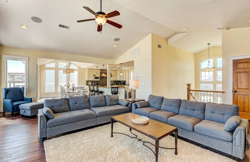 Avon House | Oceanfront home with ocean view, private hot tub, outdoor pool, & central AC