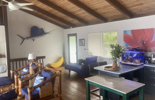 Kehena House | Oceanfront In Beautiful Tropical Area, by black sand beach - Oceana Hawaii