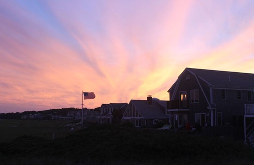 Provincetown Resort | Oceanfront Suite overlooking Cape Cod Bay - step off your patio onto the beach!