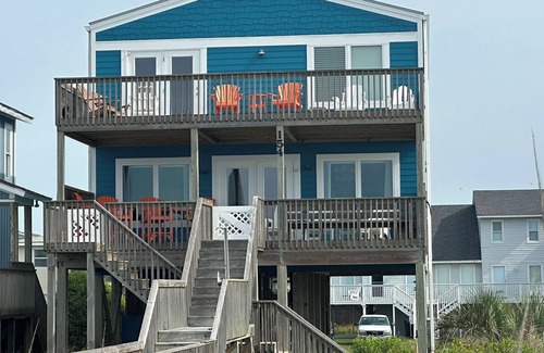 Holden Beach House | Oceanfront, Sweet Life on Holden Beach, 4 Bedroom, Family Vacation Home