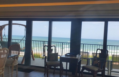 New Smyrna Beach Condo | Oceanfront Tranquility at Silver Sands Condo on No Drive White Sands Beach