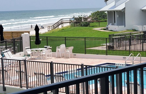 New Smyrna Beach Condo | Oceanfront Tranquility at Silver Sands Condo on No Drive White Sands Beach