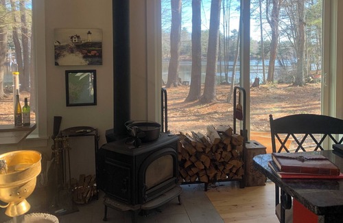 York Cabin | Off-Grid Cabin on a Pond with Miles of Trails with Kayaks and Canoes