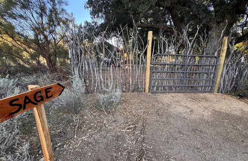 Warner Springs Cabin | Off Grid Petfriendly sanctuary surrounded by ancient oaks with fenced yard.