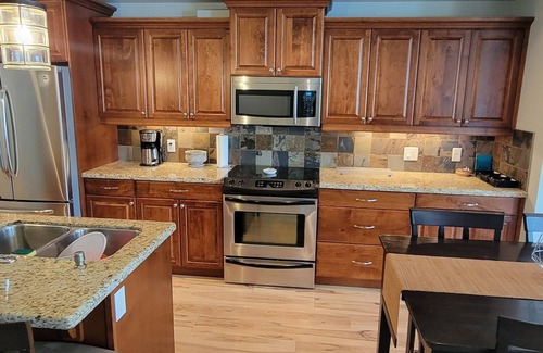 Sicamous Condo | On the Beach! 2 Bedroom 2 Bathroom Waterfront Condo with boat slip.