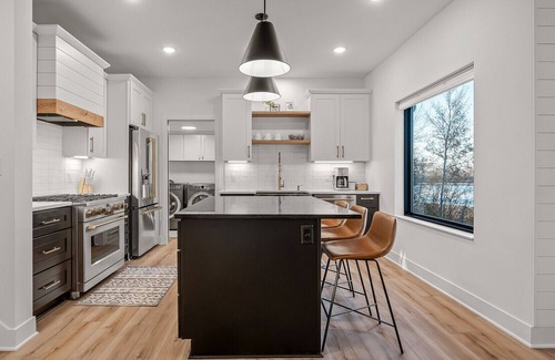 Blaine House | One-of-a-Kind Modern Farmhouse on Laddie Lake