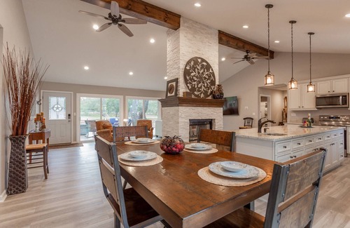 Canyon Lake House | Outdoor Utopia Acreage Retreat | Backyard with Private Pool, Playground | Families & Dogs Welcome