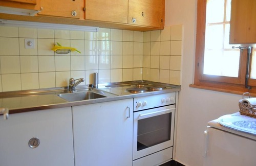 Saint-Luc Ski Chalet | Outside : chalet for 4 persons, ground floor with garden and garden furniture, balcony -Inside : 80
