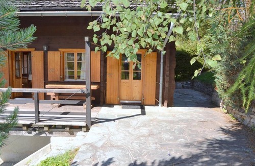 St. Luc Ski Chalet | Outside : chalet for 8 persons, balcony and terrace -Inside : 110 sqm, entrance hall, living with co