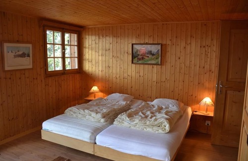 Saint-Luc Ski Chalet | Outside : flat on the ground floor and on the 1rst floor of a chalet, for 8 persons, access from the