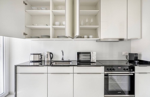 Sihlfeld Apartment | Outstanding Wiedikon 1BR w/Private W/D, near Shops, by Blueground