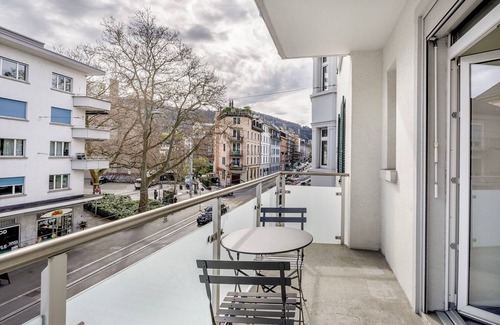 Sihlfeld Apartment | Outstanding Wiedikon 1BR w/Private W/D, near Shops, by Blueground
