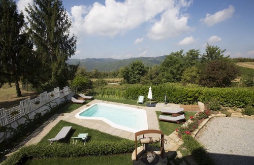 Cossano Belbo Condo | Pair of studio apartments in the Langhe with swimming pool, panoramic terrace and green area