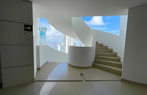 Bocagrande House | Palmetto 2701 - balcón, vista al mar y a la Bahía