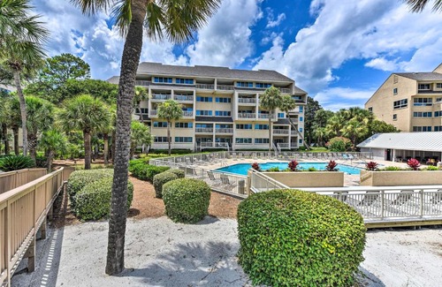 Palmetto Dunes Villa | Palmetto Dunes Villa with Views Steps to Beach!