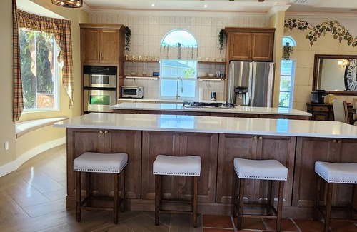 Punta Gorda House | Paradise Palace King bed