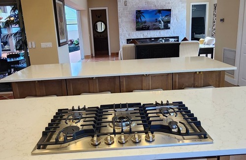 Punta Gorda House | Paradise Palace King bed