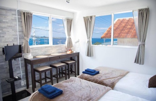 Motobu Hotel | Park Side Mori201 Standard Twin/Kunigamigun Okinawa