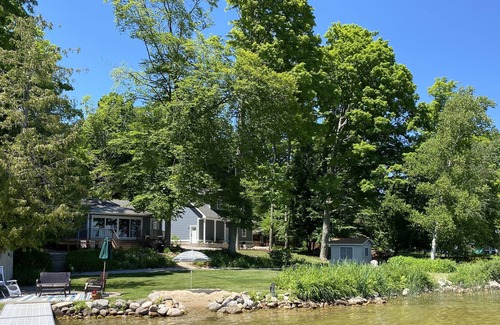 Interlochen Cottage | Peaceful Waterfront Cottage, great views, large lot
