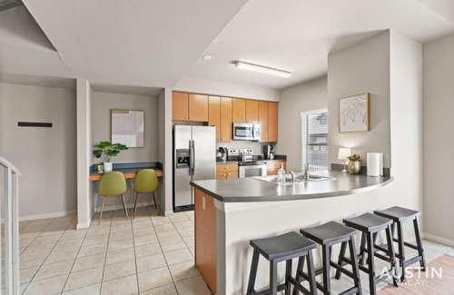 West Campus Apartment | Perfect Location Near UT and Large Patio With A View