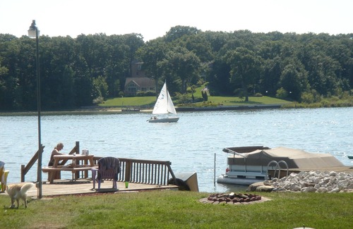 Norton Shores House | Pet Friendly Lakefront Beach Cottage