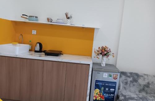 District 9 Apartment | Phòng Vinhome Grand Park với balcony, 1 phòng ngủ, bếp, phòng khách, phòng tắm