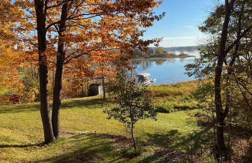 Aitkin House | Picturesque Getaway on Private Lakefront Property