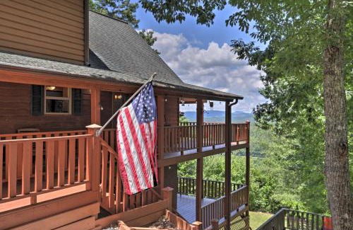 Murphy House | Picturesque Murphy Cabin with Fire Pit and Views!