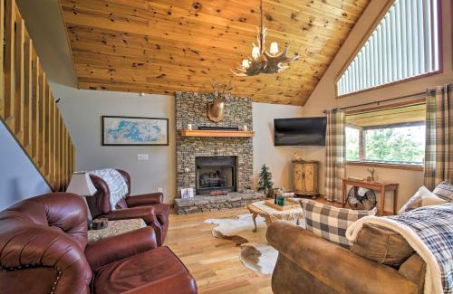 Murphy House | Picturesque Murphy Cabin with Fire Pit and Views!