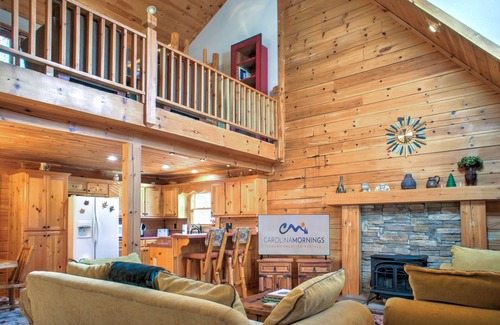 Arden Cabin | Pisgah Pines | Cozy Log Cabin w/Hot Tub & Fire Pit Near Asheville Airport