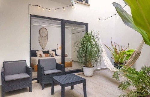 Jimenez Apartment | Playa del Carmen Apt: Pool, Backyard & Garage