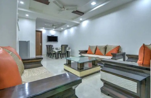 Block E Apartment | Pleasant 3BHK Apartment Park Facing, Close to Market By HostMyStay