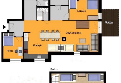 Velke Karlovice Apartment | Pod Miloňovou