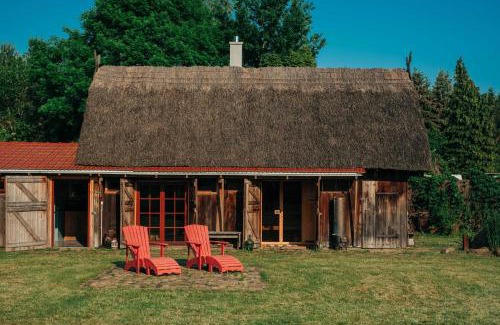 Luckow House | Pommernhaus Forsthaus Rieth am See, Sauna, Kamin, Ruderboot