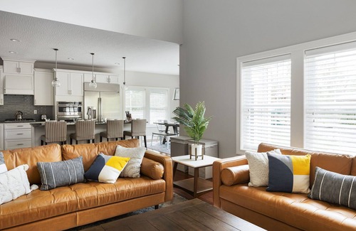 Northwest Columbus House | POOL+HOT TUB, 2 KING BEDS, OUTDOOR FIRE/OASIS, PLAYGROUND, THEATER, WORKOUT ROOM