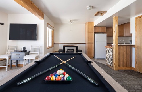 Rollinsville House | Pool Table and Media Room in 3-Level Family-Friendly Home with Gorgeous views