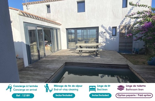 La Gueriniere Ski Chalet | Pool, view and beach access, 6 adults/2 children
